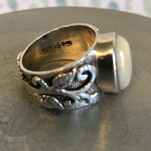 Silpada Retired Bamboo Coral Ring - Sz. 8 left. - Picture 5 of 5